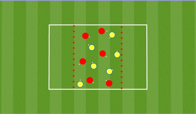 Football/Soccer Session Plan Drill (Colour): Rush Hour