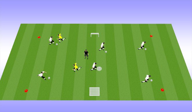 Football/Soccer: U8 Week 7 (Technical: Attacking skills, Beginner)