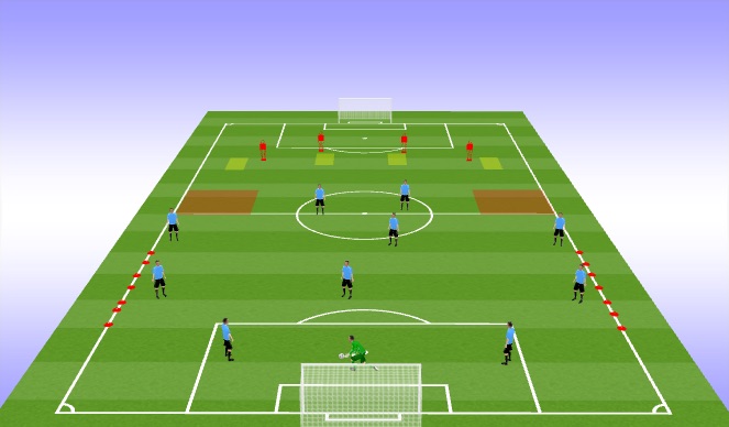 Football/Soccer Session Plan Drill (Colour): Screen 4