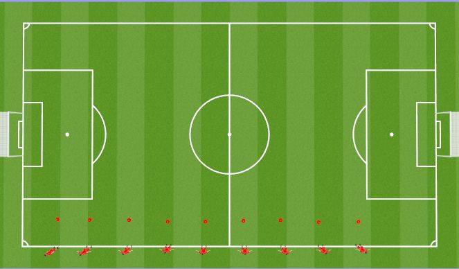 Football/Soccer Session Plan Drill (Colour): Warm Up 7