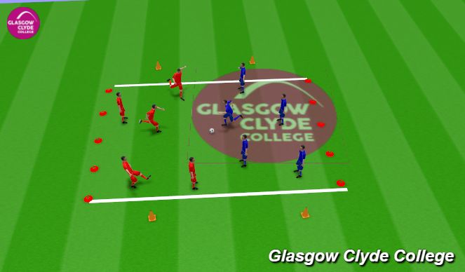 Football/Soccer Session Plan Drill (Colour): Fun game 