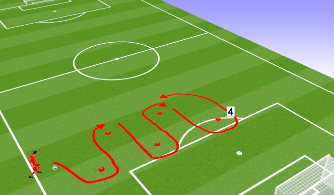 Football/Soccer Session Plan Drill (Colour): Screen 1