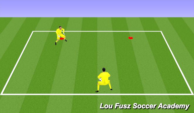 Football/Soccer Session Plan Drill (Colour): Volleys to Movement