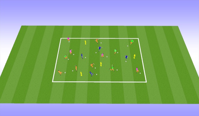 Football/Soccer Session Plan Drill (Colour): Screen 1