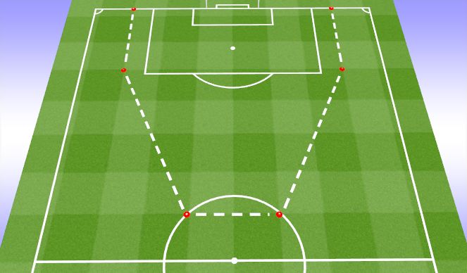 Football/Soccer Session Plan Drill (Colour): A