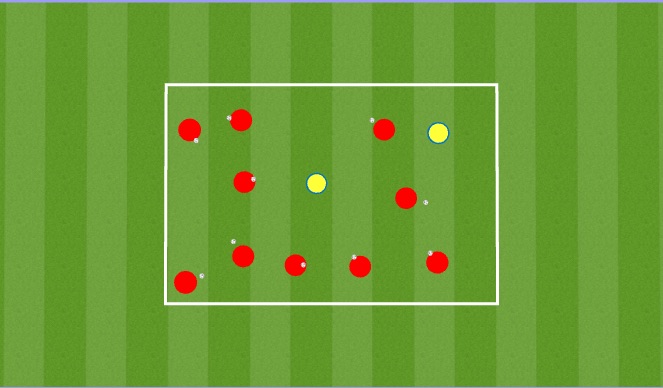 Football/Soccer Session Plan Drill (Colour): Tag Games