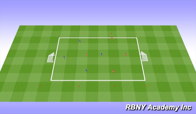 Football/Soccer Session Plan Drill (Colour): Match