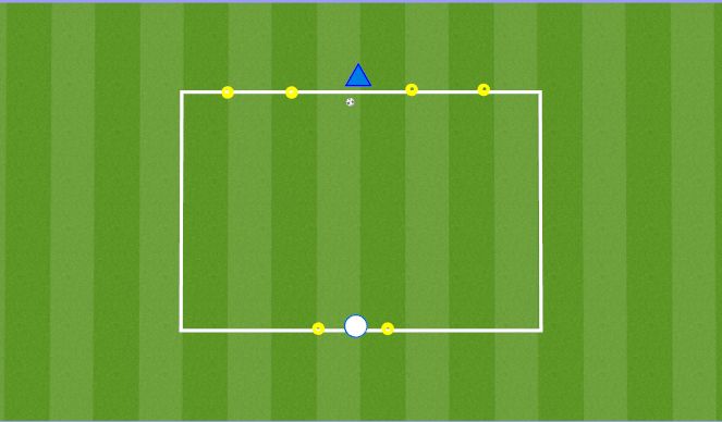 Football/Soccer Session Plan Drill (Colour): 1v1 #2 