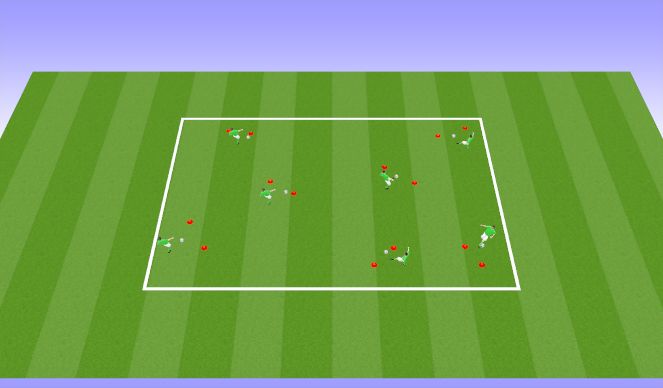 Football/Soccer Session Plan Drill (Colour): Screen 1