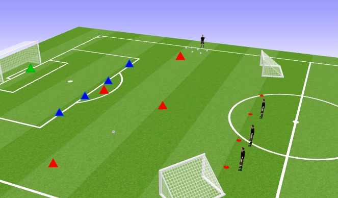 Football/Soccer Session Plan Drill (Colour): Game related