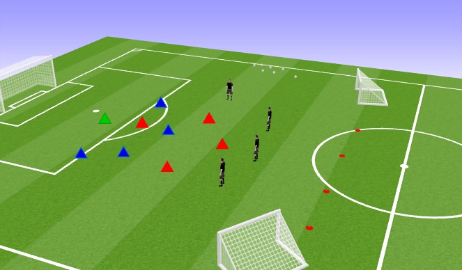 Football/Soccer Session Plan Drill (Colour): Cool down