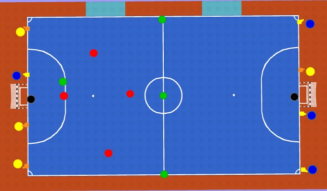 Futsal Session Plan Drill (Colour): Game