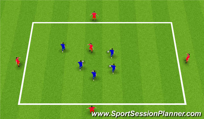 Football/Soccer Session Plan Drill (Colour): Session 2