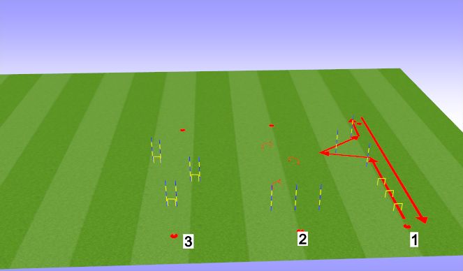 Football/Soccer Session Plan Drill (Colour): HIGHT AEROBIC ENDURANCE 