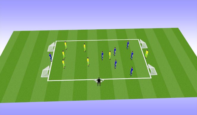 Football/Soccer Session Plan Drill (Colour): game 