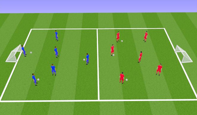 Football/Soccer Session Plan Drill (Colour): Week 4