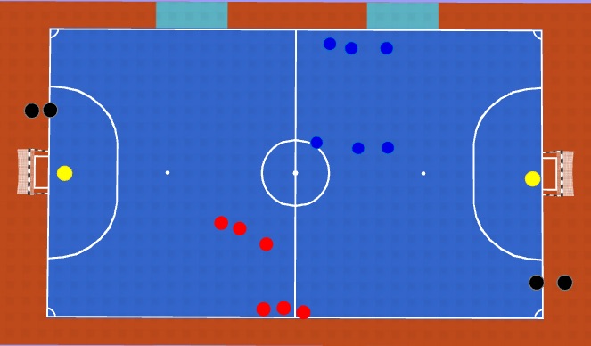 Futsal Session Plan Drill (Colour): Activity 2