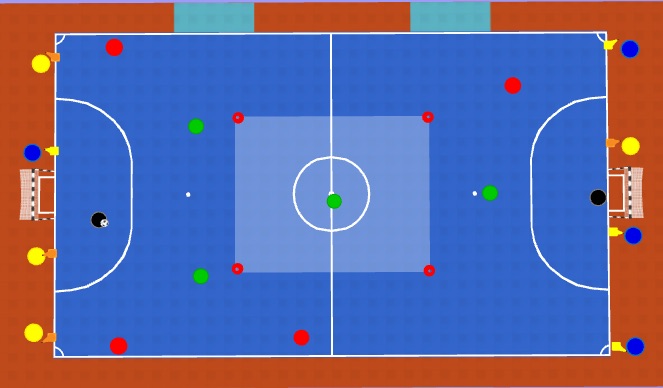 Futsal: Practice 12 - Mobility (Tactical: Keeping Possession, Beginner)