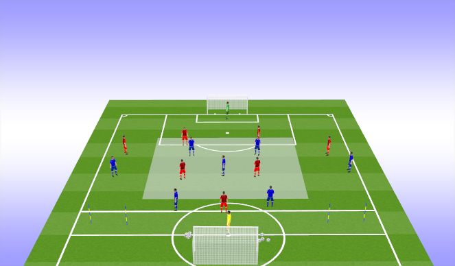 Football/Soccer Session Plan Drill (Colour): Screen 1