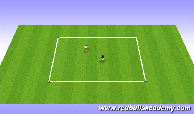 Football/Soccer Session Plan Drill (Colour): Warm-Up