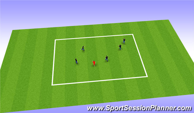 Football/Soccer Session Plan Drill (Colour): Screen 2