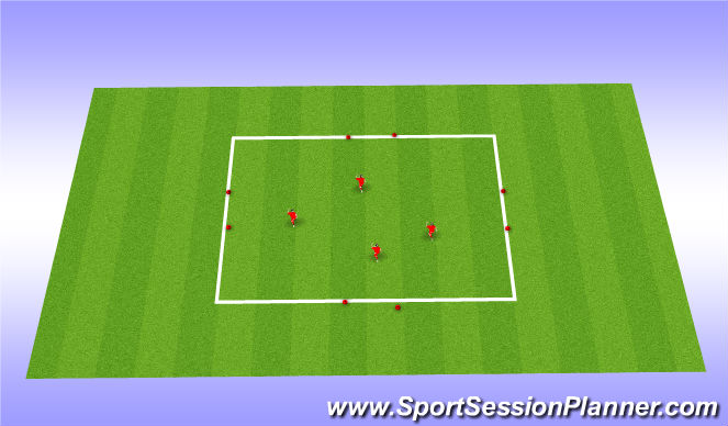 Football/Soccer Session Plan Drill (Colour): Screen 3