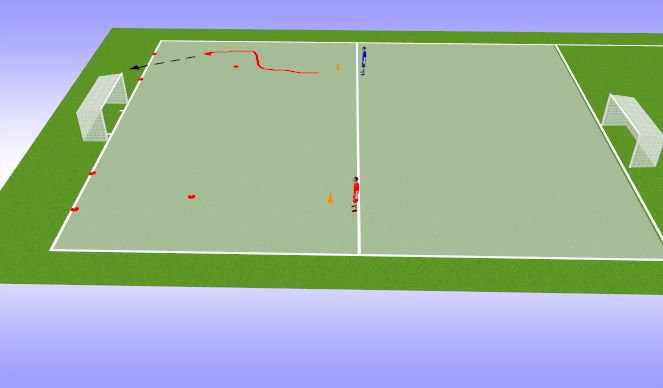 Football/Soccer Session Plan Drill (Colour): Screen 3