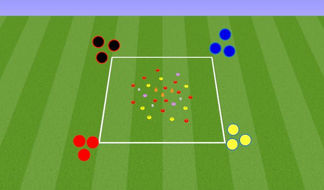 Football/Soccer Session Plan Drill (Colour): Screen 1