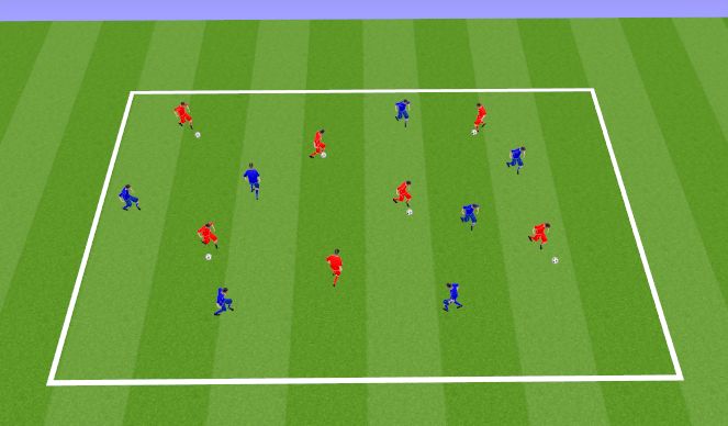 Football/Soccer Session Plan Drill (Colour): Joniesta development activity