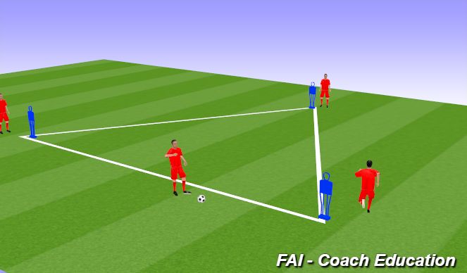 Football/Soccer Session Plan Drill (Colour): Animation 1