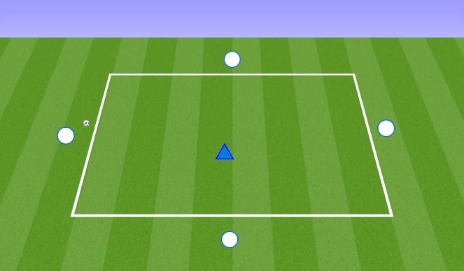 Football/Soccer Session Plan Drill (Colour): Rondo