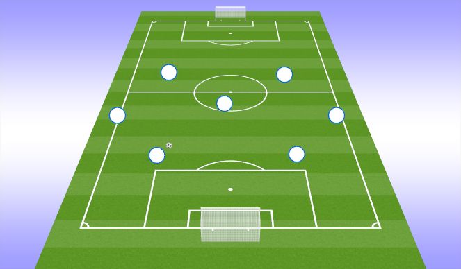 Football/Soccer Session Plan Drill (Colour): Pattern #2