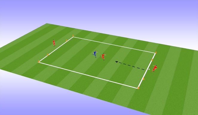 Football/Soccer Session Plan Drill (Colour): Screen 2