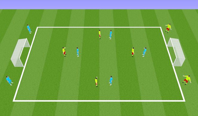 Football/Soccer Session Plan Drill (Colour): Screen 4