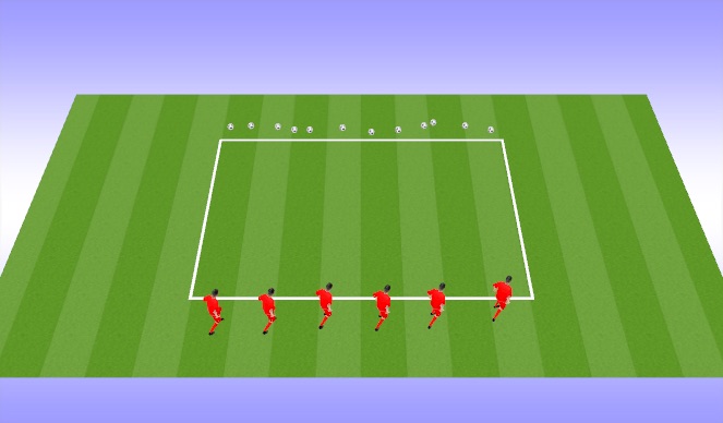 Football/Soccer Session Plan Drill (Colour): Capture the Jewels