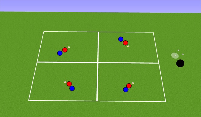 Football/Soccer Session Plan Drill (Colour): Protect the Ball at All Costs!