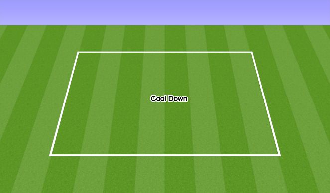 Football/Soccer Session Plan Drill (Colour): Cool Down