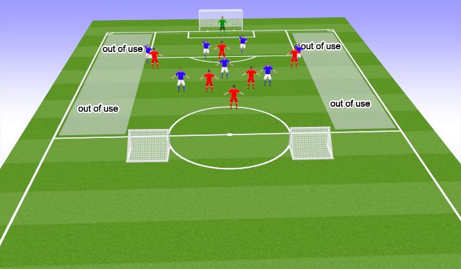 Football/Soccer Session Plan Drill (Colour): Lead In