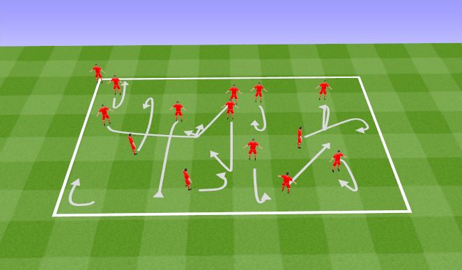 Football/Soccer Session Plan Drill (Colour): Ball Mastery #1-24