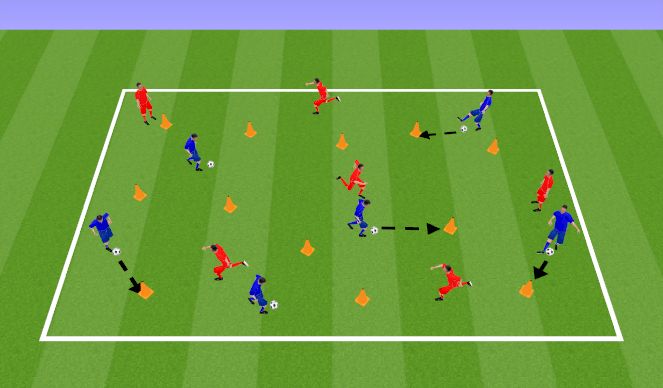 Football/Soccer Session Plan Drill (Colour): Bob the Builder