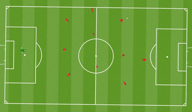 Football/Soccer Session Plan Drill (Colour): Animation 1