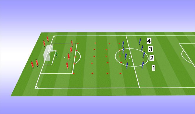 Football/Soccer Session Plan Drill (Colour): Screen 4