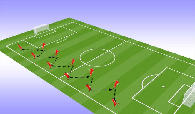 Football/Soccer Session Plan Drill (Colour): Screen 1