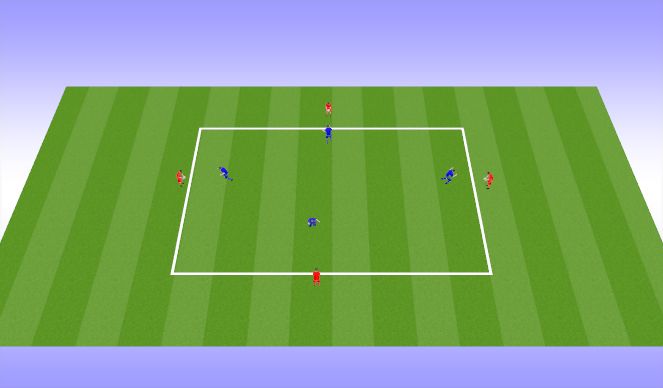 Football/Soccer Session Plan Drill (Colour): Technical