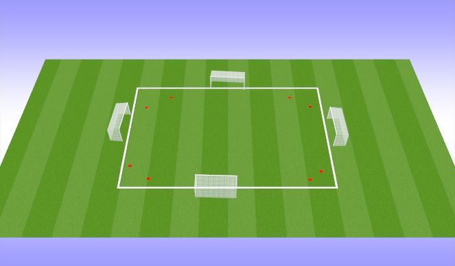 Football/Soccer Session Plan Drill (Colour): Small Sided Game