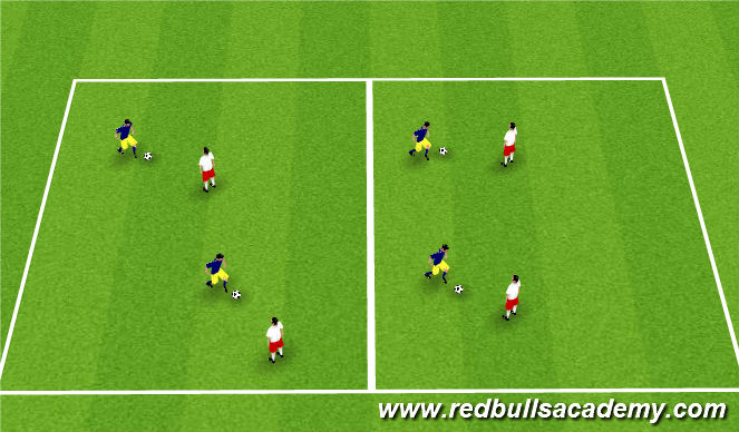 Football/Soccer Session Plan Drill (Colour): Screen 3