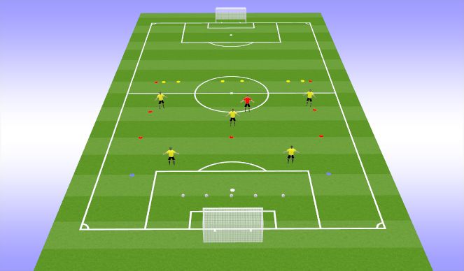 Football/Soccer Session Plan Drill (Colour): Screen 4