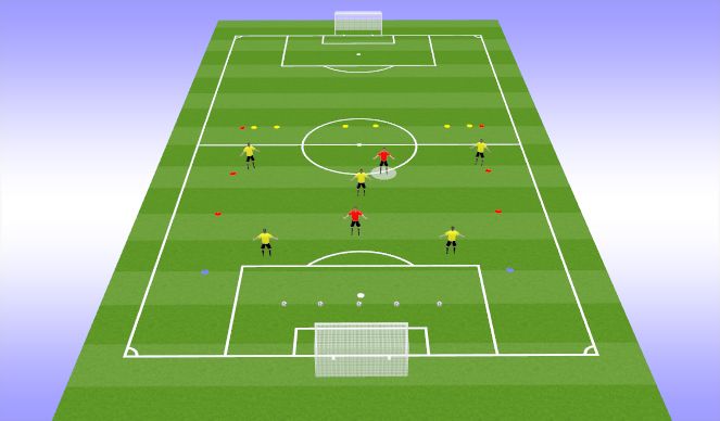 Football/Soccer Session Plan Drill (Colour): Screen 5