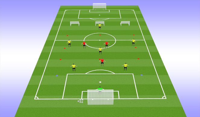 Football/Soccer Session Plan Drill (Colour): Screen 6