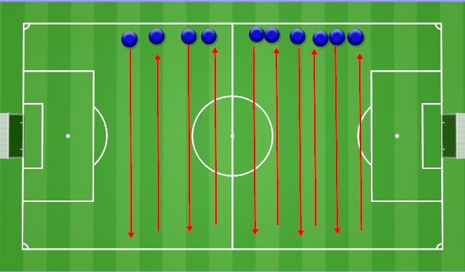 Football/Soccer Session Plan Drill (Colour): Cool Down